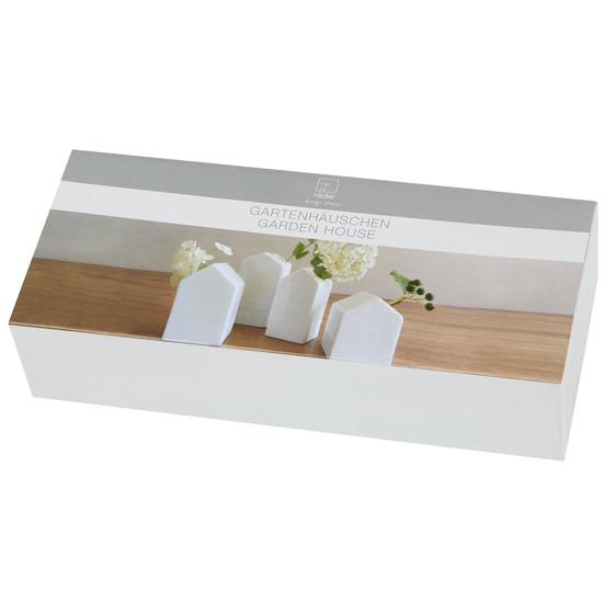 Minivasen Huser Set aus 4