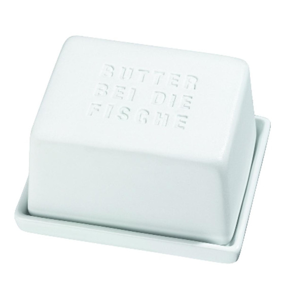 Butterdose Butter bei dir Fische