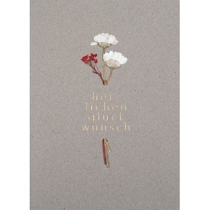 Bltezeitkarte Herzlichen Glckwunsch