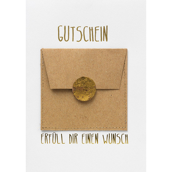 Gutscheinkarte Erfll dir einen Wunsch